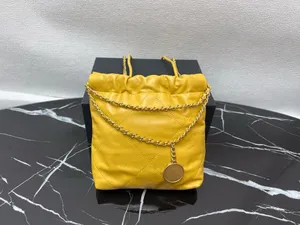 10A Designer Luxury Borsebag Mini Giallo Oliva Green Oliva Greno Stume da donna e Polvere Borsa Garbiglia Borsa di alta qualità 22 cm di alta qualità