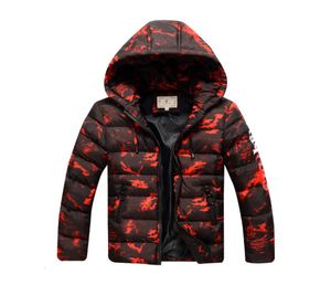 Big Boys Winter Coats Children Down Jackets Camouflage Printing Kids Jacket Thicken Warm Parkas Hooded Children Outwear Clothes9422292