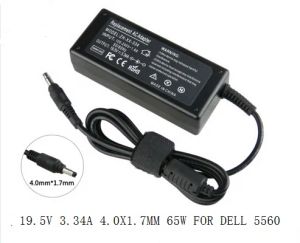 ADAPTER 19.5V 3.34A 4.0x1.7mm 65W för Dell Vostro 5470 5560 5460D2528S 5470D1628 5560D1328 AC LAPTOP POWER ADAPTER LARARE