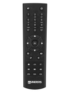 Rádio 33 Chaves de borracha Internet Tuner Remote Control para Ocean Digital e Tunnersys Skytune Wi -Fi Internet Radio Tuner Bluetooth