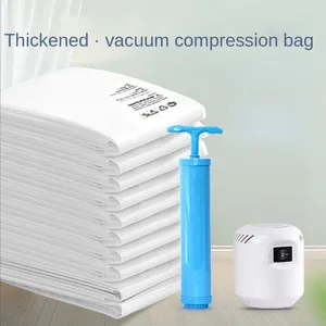 Storage Bags Reusable Pumping Vacuum Compression Bag Home Travel Large Cotton Quilt Clothes Clothing Dust