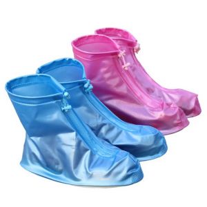 Vattentät regn Återanvändbara skor täcker alla säsonger Slip-resistent Rain Boot Overshoes Men Kvinnor Skor Tillbehör S2017454