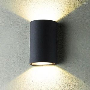 Wall Lamp 6W Outdoor Up Down Garden Park Landscape Lighting Path Outside Bollards Balcony Light Corridor Community Villa Sconce