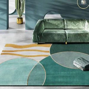 Carpetes V8431 Quarto doméstico de tapete minimalista moderno quadrado