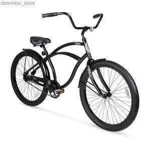 Bicicletas Hyper Bicyc Mens 26 pol.Bike de cruzeiro de praia Black L48