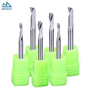 1Pcs Milling Cutter for Aluminium 3.175/4/5/6/8/10mm Shank Solid Carbide Single Flute Alloy End Mill CNC Alu Milling Tools