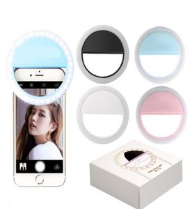 Produttore di ricarica Flash Beauty Riempie Lampada selfie Selfie Selfie Ring Light ricaricabile per tutti i telefoni cellulari5850153