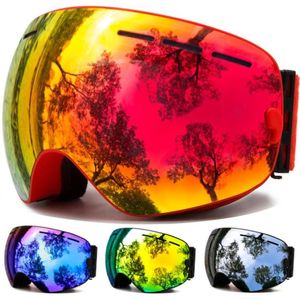 Ski Goggleswinter Snow Sports Snowboard Goggles med antifog UV -skydd för män Kvinnor Kvinnor SNOW SNOWMOBILE Skidåkning Skating Mask404522498150