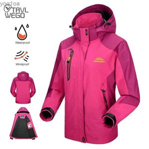 Giacche da uomo Trvlwego Camping Giacca da trekking Womens Autunno giacca sportiva da esterno arrampicata escursionistica per viaggi per viaggi impermeabili di abbigliamento impermeabile2404