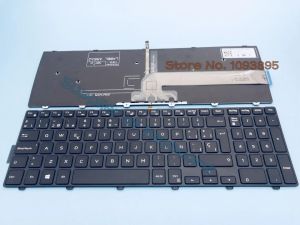 Teclados novos para Dell Inspiron 15 5000 séries 15 5551 5552 5555 5558 5559 7559 Teclado em espanhol/uk latino em laptop