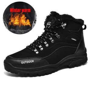 Boots Outdoor Waterproof Hiking Boots Men Winter Shoes Walking Jogging Hiking Shoes Mountain Sport Boots Climbing Mens Sneakers