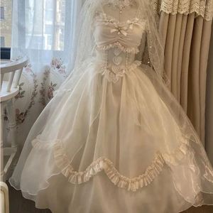 Casual Dresses Coalfell Flower Wedding Lolita Skirt Royal Highness Princess Big JSK Suspender Dress