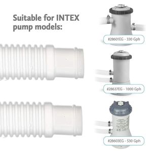 지상 수영장 필터 용 직경 1.25 인치 교체 수영장 호스