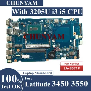 Płyta główna LAB071P dla Dell szerokości geograficznej 3450 3550 Laptopa płyta główna z i3 i5 CPU YCX7C G3WP7 68RW5 TEALBODA / W 100% Testowane