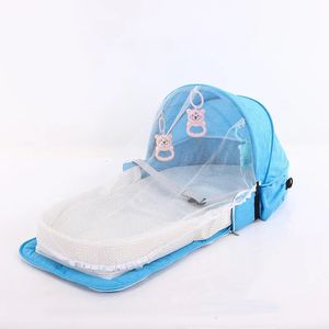 Portable Baby Infant Mosquito Nets Tent Mattress Bed Cover Travel Foldable Crib Baby Infant Travel Baby Mosquito Nets Baby Crib 240326