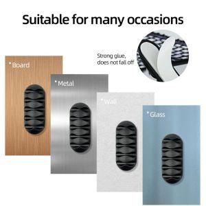 10pcs Kablo Tutucu Silikon Esnek Kablo Sarıcı Teli Organizer Tutucu USB Kulaklık Ağ Kablosu için Kordon Yönetim Klibi