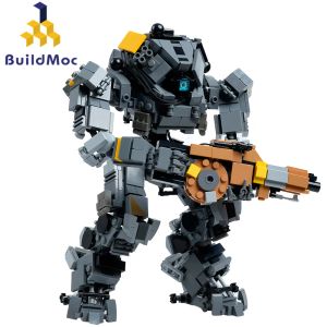 MOC Ion-class Titan Vanguard Titanfalls Robot Building Blocks Set BT-7274 Ronin Sword Mecha Bricks Toys Children Birhtday Gifts