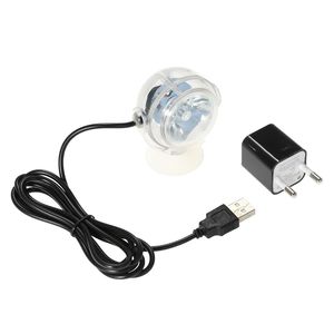 Mini LED Aquarium Lighting with Sucker Aquatic Plant Light Warm Spotlight Waterproof Lamp Diving Light For Fish Tank Accessoires