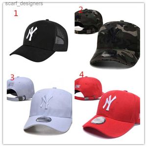 Ball Caps Designer Hat Mens Hat Fashion Womens Baseball Cap S Dopłączone czapki Letter NY Summer Snapback Sunshade Sport Hafdery luksusowy regulowany kapelusz N4.01 Y240409