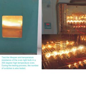 Heißer Wolfram -Widerstand mit 300 Grad Kochhaube Lampe Wärmefestes Ofenleuchte Salzlampenlampe -Filament