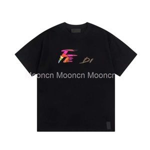 23new mens t shirt designer t shirt mens tees pure cotton breathable fashionable and versatile high-end light luxury couples the same style and clothing