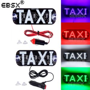 1 st/parti 12v taxi LED bil vindruta hytt indikator lampa tecken blå led vindrutet taxi ljuslampa 4 färger