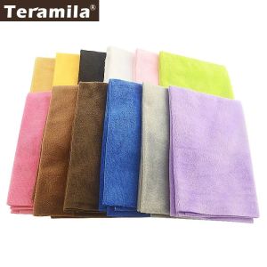 Veludo de tecido de estofamento, tecido de veludo super macio de cor sólida, para costurar roupas, cama de cama, cama de solo, 50x162cm