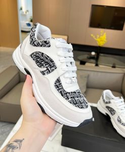 Designer Women C Casual Shoes Sneakers Fabric Lace Up Woman Skate Shoes Flat Training Channelshoes Running Shoes 567567