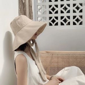 UV -Schutz Eimer Hut tragbarer breiter Sonnenschutz Falten Sie atmungsaktives Panama Hat240409