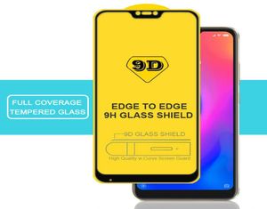 9D Full Cover Tempered Glass Full Glue 9H Screen Protector för iPhone 12 13 Mini 11 Pro Max XS XR X 8 SE 2020 Samsung S10 E A10 A56789927