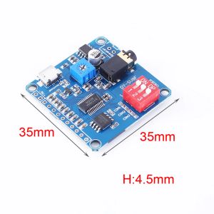 DC 5V Voice Playback Module Arduino MP3 Player Module UART I/O Trigger Class D Amplifier Board 5W 8M Lagring Dy-SV8F SD/TF-kort