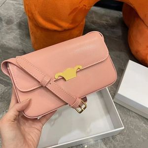 Woman Triomph Bags designer bag luxury handbag baguette purse small shoulder phone bag fashion lady 6 Colors 5A hobo bags Saddle bag