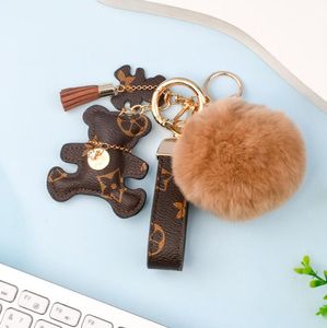 Designer Keychain Wallet Keyring Purse Pendant Car Chain Charm Bucket Bag Flower Mini Coin Holder Keychains Bag Trinket Gifts Tillbehör