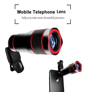Cep Telefonu Telepo Lens 14x Zoom Optik Teleskop 4K HD Telefon Kamera Lensi İPhone Samsung Huawei Xiaomi9013169