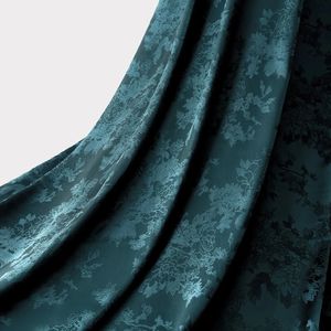 Jacquard Satin Flower Brocade Soft Silk Texture Fabric para vestido ou estofamento 240327