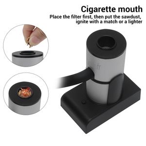 BORUiT Smoker Food Cooler Smoker Portable Molecular Gourmet Barbecue Smoker BBQ Barbecue Cooking Tool Cuisine Smoking Gun