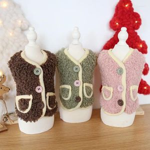 Dog Apparel Clothes Pocket Cat Vest Jacket Coat Fashion PET Clothing For Dogs Winter Warm Products Puppy Chihuahua