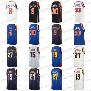 Derrick 4 Rose RJ 9 Barrett Patrick Jerseys 33 EWING RETRO 15 JAMAL DE BASCASSO JOKIC 27 MURRAY JULIUS 30 RANDLE NIKOLA KEMBA 8 Walker mens Jerseyss New