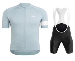 레이싱 세트 2021 RAPHA 팀 사이클링 저지 여름 세트 Maillot Ropa Ciclismo 19D 패드 남성 의류 자전거 정장 자전거 턱받이 반바지 MTB4767878