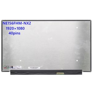 Skärm 15.6'Inch 120Hz Laptop LCD -skärm NE156FHMNX2 för Dell G15 G5505 G5510 G5511 G5515 IPS Panel 40PINS EDP