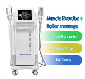 4 Handles 9d Inner Ball Roller Fat Removal Ems Abdominal Eletric Muscle Stimulator Lymphatic Drainage Body Sculpting Machine