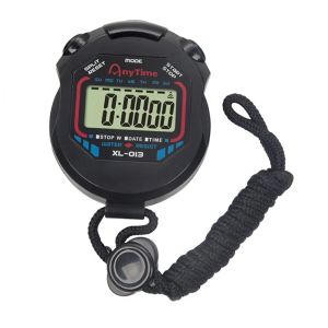 1/2/5st Kök Timers Classic Digital Professional Handheld LCD Chronograph Sports Stopwatch Timer Stop Watch With String