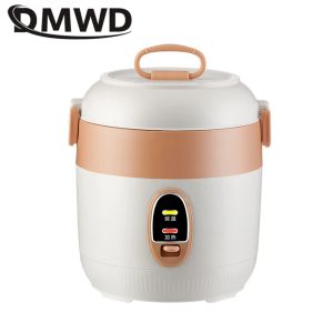 DMWD家庭用米炊飯器1.2Lクッキングマシンポリッジメーカースープポットホットポットフードスチーマーノンスティックコーティング220V