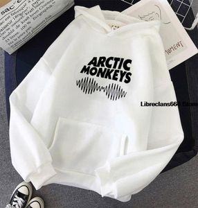 Men039sフーディーズスウェットシャツrajuku Arctic Monkeys Sound Wave印刷された男性
