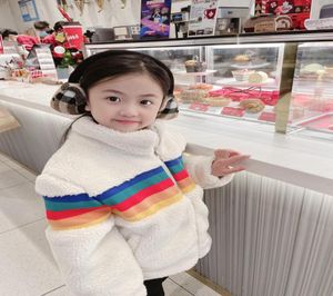 Compare with similar Items high quality Autumn Winter Girls boys Plush Coats Kids Soft Turtleneck Outwear Keep Warm Children0394110622