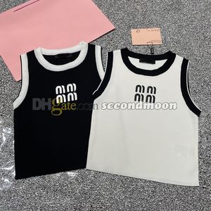 Sommer atmungsaktiven Sport Top Letter Print Tanks Tops Frauen Crew Halsweste Kontrast Farbweste