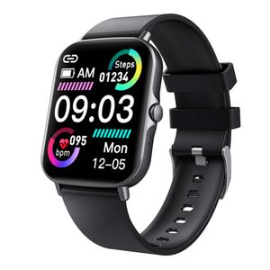 Ny F97S Smart Watch Bluetooth Ring kroppstemperatur hjärtfrekvens blodtryck hälsa övervakning musik sportarmband