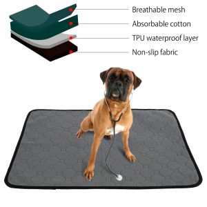 Pet Urine Mat Reusable Absorbent Dog Pee Pad Blanket Washable Puppy Cat Training Pad Non-slip Easy To Dry Cat Dog Bed Pee Mat