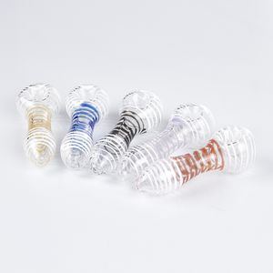 Headshop214 Y288 Glass Pipes Star Screen Perc Smoking Pipe About 4.33 Inches Handcrafted Spoon Pipe Manufacture Hand-blown and Beautifully