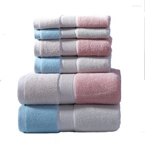 Bawełniany ręcznik zestaw dla mężczyzn i damskiej domowej łazienki chłonny w łazience pary na plaży spa el prezent fracht 70x140